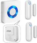 Caregiver Pager Door Alarms for Dementia Patients/Kids Safety/Home Security,Door Sensor Alarm for Elderly/Business/Home/Store/Mailbox (Two Sensor One Receiver)