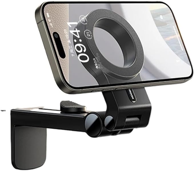 Compatible Joyroom Magnetic Airplane Phone Holder Travel Essentials Flexible Rotation Hands-Free Mount for iPhone 15 Series