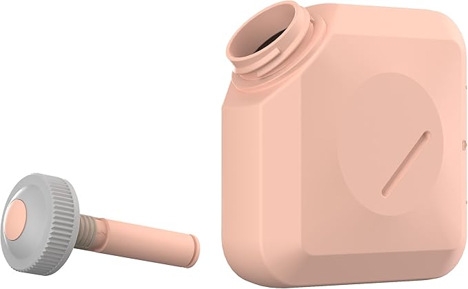 Portable Bidet for Toilet or Travel 2 of Pack.Handheld Bidet for Postpartum Perineal Care,Hemorrhoid Treatment,and Baby,Elderly,Sprayer,Bio, Personal bidets (Orange+Pink)