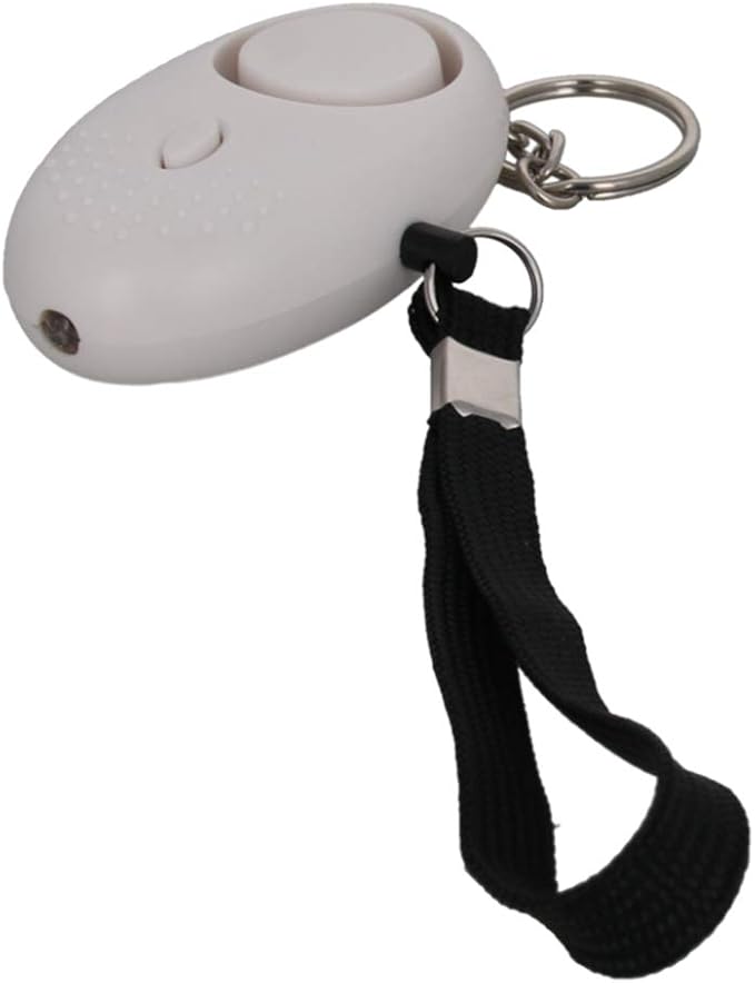 Othmro Safe Sound Personal Alarm 4 Pack 120DB Personal Security Alarm Keychain with LED Lights, Emergency Safety Alarm for Women, Men, Children, Elderly White