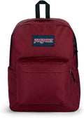 JanSport SuperBreak Plus Backpack with Padded 15-inch Laptop Sleeve and Integrated Bottle Pocket - Spacious and Durable Daypack for Work and Travel - Russet Red