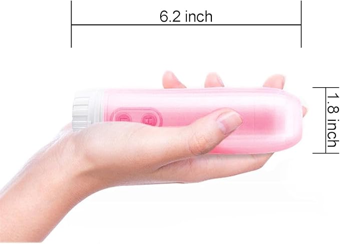 Portable Bidet Travel Bidet Sprayer Electric Handheld Bidet ,Ipx6 Waterproof ,with 2 Pressure Options,for Personal Hygiene Cleaning,Pink