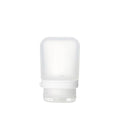 humangear GoToob+ (Small) | Refillable Silicone Travel Bottle | Locking Lid | Food-Safe Material | Clear, Small (1.7 fl.oz; 53ml)