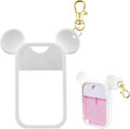 TERPINK Silicone Case Compatible with Touchland Hand Sanitizer Spray 1 fl oz, Mouse Design Protective Case with Keychain for Power Mist and Glow Mist, Hand Sanitizer Spray Accessory 1 Pack (White)