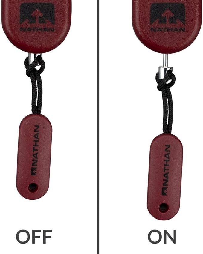 Nathan Personal Alarm Ripcord. SafeRun Siren in Case of Emergency 120DB with/Without Strobe Light. Security Clip for Running, Waking, Hiking, Biking and More. Very Loud and Bright Easy to use, Fast.
