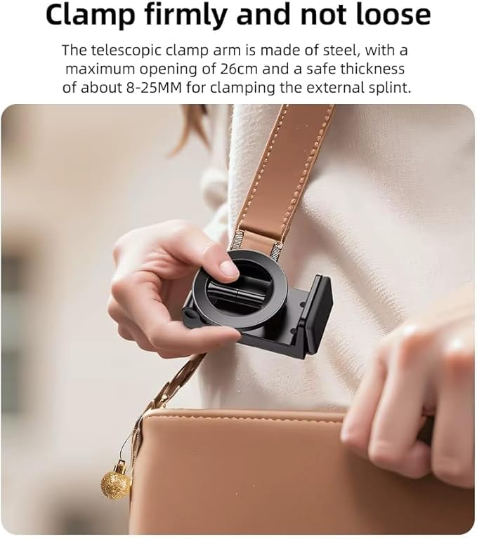 Mizi Airplane Phone Holder – Magnetic Travel Phone Mount for Airplane Seat Back, Hands-Free Flight Essentials Compatible with iPhone 17-12 Pro Max/Air/Plus/Mini with Magnetic Case - Black
