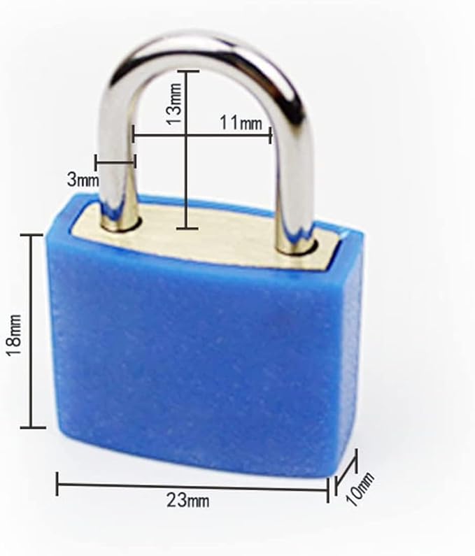 4 Pack TSA Approved Luggage Locks - Suitcase Padlocks with Keys, Travel Baggage Locks for School Gym Lockers, Laptop Bags & Outdoor Gear