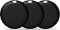 Tracker Tag, Smart Tag Works with Find My App (iOS Only), Keys Finder and Item Locator for Luggage, Backpack, Suitcases and More, Replaceable Battery, IP67 Waterproof Tracking Tags-3 Pack (Black)