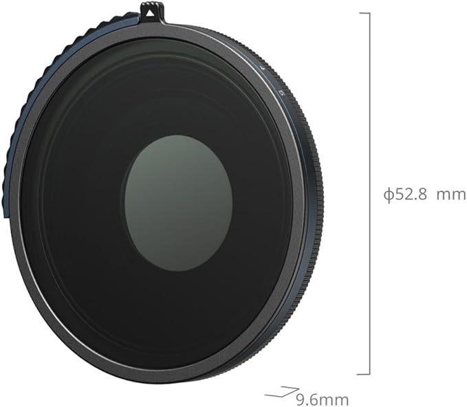 SmallRig 2-in-1 CPL/VND 3-5 Filter for DJI Action 6, Adjustable ND8-ND32 & Polarizer, Action 6 Accessories for Outdoor & Action Video