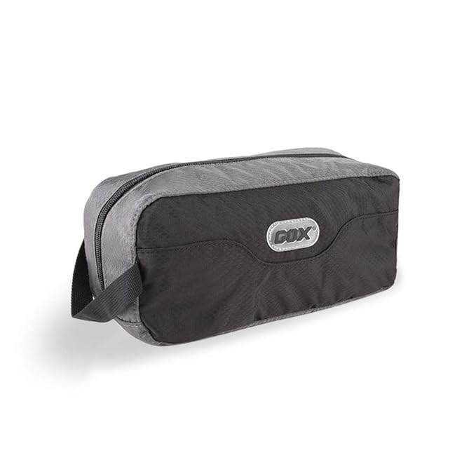 GOX Small Travel Toiletry Bag, Dopp Kit Case For Men, Multifunction Organizer Pouch(Black/Grey)