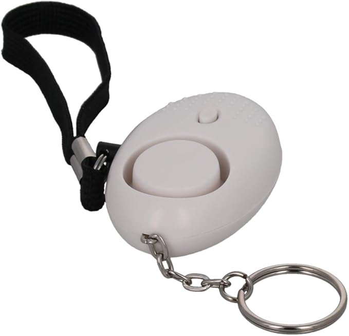 Othmro Safe Sound Personal Alarm 4 Pack 120DB Personal Security Alarm Keychain with LED Lights, Emergency Safety Alarm for Women, Men, Children, Elderly White