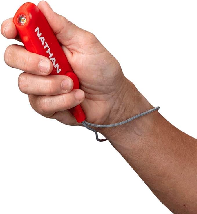 Nathan Personal Alarm Ripcord. SafeRun Siren in Case of Emergency 120DB with/Without Strobe Light. Security Clip for Running, Waking, Hiking, Biking and More. Very Loud and Bright Easy to use, Fast.