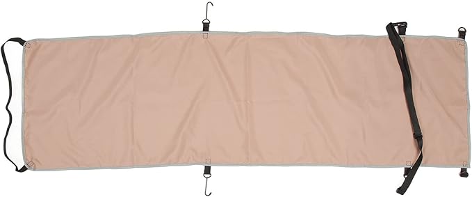 Ergonomic Airplane Hammock Seat Cover with Footrest for Comfortable Travel Portable Outdoor Use Khaki