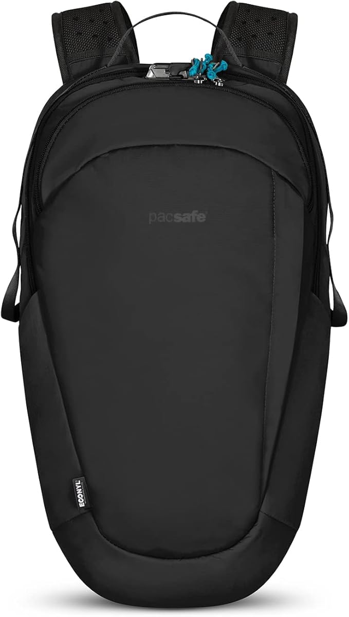 Pacsafe ECO 25L Anti Theft Backpack, ECONYL Black