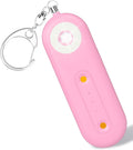 ROTOPATA Personal Safety Alarm for Women, 130dB Extra Loud Emergency Strobe & Siren Self Defense Keychain, Rechargeable Safety Keychain Set for Girls Elderly Traveling College, Pink