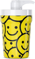 Portable Hand Sanitizer Dispenser for Car Cup Holders (Smiley Face)