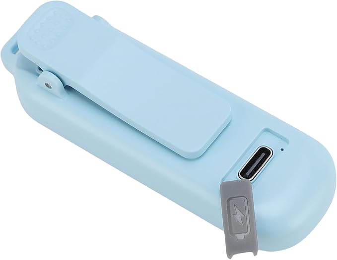 Zyyini Personal Security Alarm Keychain, 130dB Loud Alarm with LED Light for Emergency, USB Rechargeable, Water Proof, Compact Design for Running Cycling Night Safety (Blue)