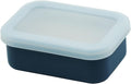 Silicone Travel Soap Case,Portable Soap Box with Draining Layer for Shower,Bathroom,Camping,Hiking,Gym (Navy Blue)
