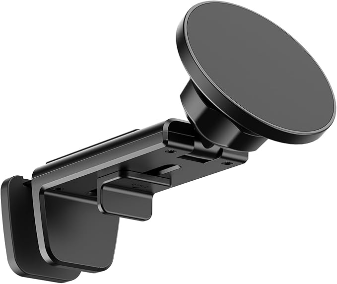 Yunseity Magnetic Airplane Phone Holder, MG-22 Handsfree Airport Phone Mount with 360° Rotation, Universal Portable Travel Phone Stand Travel Essentials for Desk Seat Tray Table
