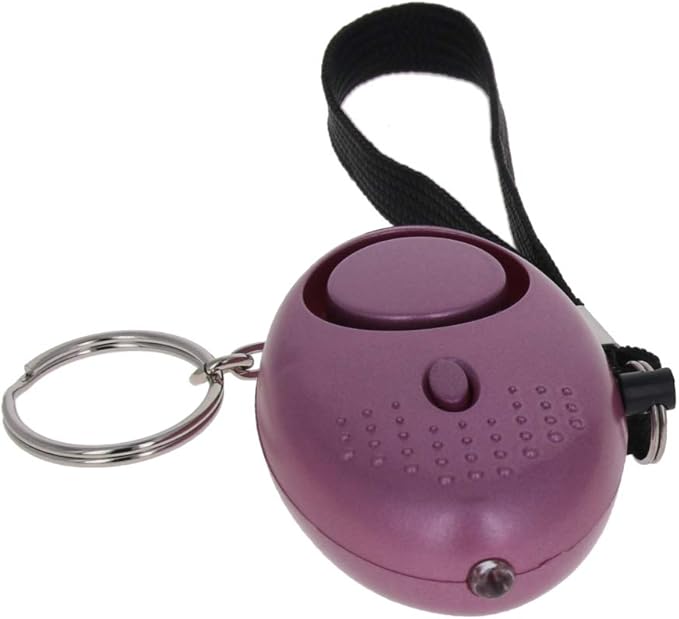 Othmro Safe Sound Personal Alarm 4 Pack 120DB Personal Security Alarm Keychain with LED Lights, Emergency Safety Alarm for Women, Men, Children, Elderly Purple