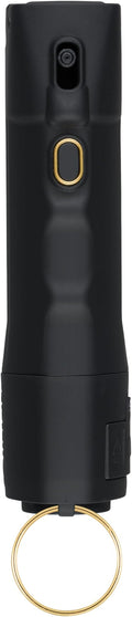 Sabre 2-in-1 Pepper Spray with 130dB Personal Alarm, Alert and Defend with One Press, Fast Flip Top Safety with Finger Grip and Tuck-Away Keyring, Maximum Strength, UV Marking Dye