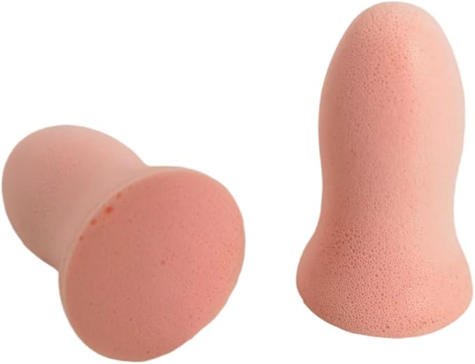 Fan Wu Soft Foam Earplugs 50 Pairs – 32dB Noise Reduction for Sleeping, Travel & Work | Small/XS Size for Kids & Women & Petite Adults | Reusable Comfort Fit | Pink