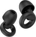 Ear Plugs for Sleeping Noise Cancelling, Reusable 35-46dB Noise Reduction Earplugs with 7 Silicone Ear Tips & Carry Case, Comfortable Hearing Protection for Sleep, Work, Study, Travel & Concerts Black