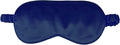 1 Pack Sleep Mask, Silk Eye Mask with Elastic Strap, Blindfold, Soft Silk Sleeping Mask for Girls, Women, Men (DarkBlue)