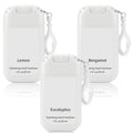 3 Pcs Power Mist Hydrating Hand Sanitizer Spray Bulk with Keychain Travel Size Hand Sanitizer Pocket 1 Fl. oz Spray Bottle for Daily Use Family Friends Teacher Nurse Employee Appreciation Gifts