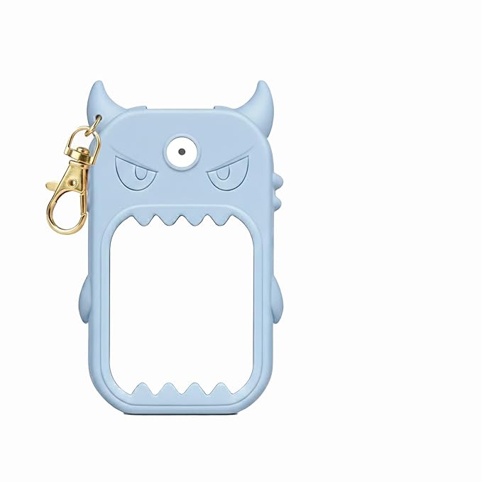 Silicone Case for Touchland Hand Sanitizer Spray, Blue Hand Sanitizer Case Holder with Keychain, Protective Cover Accessories, Compatible with Touchland Power Mist Sprays(1 FL. OZ. Travel Size)