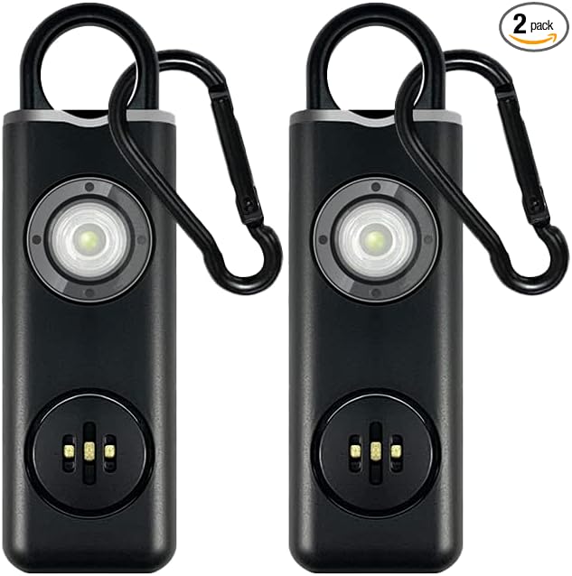 Prepared Hero Defense Alarm - 2 Pack - Personal Security Alarm That Fits in Your Pocket