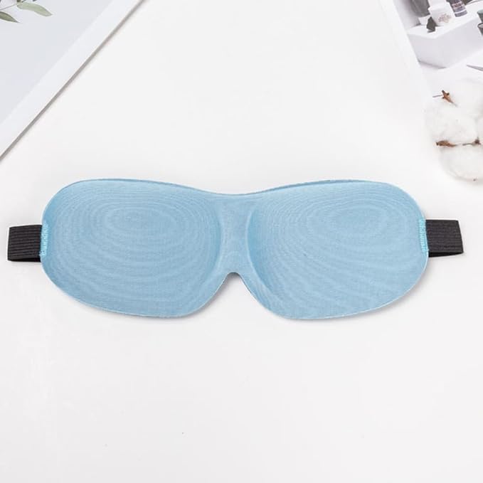 3D Sleep Eye Mask for Men & Women, 3 Pack Blackout Eye Mask for Travel & Airplane, No Nose Wing 3D Contoured Design, Soft Comfortable & Lightweight, Perfect for Side Sleepers & Deep Sleep