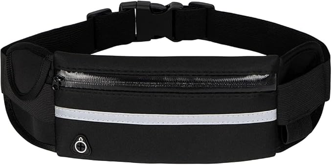Travel Belt Money Waist Pack - Hidden Waterproof Anti Theft Passport Security Fanny Pouch Wallet for Running Men Women