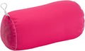 Wolf Essentials Microbead Bolster Tube Travel Pillow - Compact Neck Roll Pillow for Airplane, Car, or Home - Soft Lumbar Support Pillow - Pink