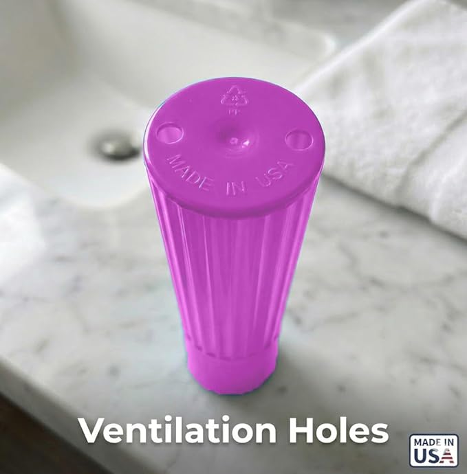 American Comb Toothbrush Holder (Blue & Pink) Made in USA, with Ventilation Holes, for Toothbrush Covers, Toothbrush Holder, Toothbrush Soft, Durable Design, Hygienic Bathroom Accessory