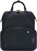PacSafe Women's Citysafe CX 17L Anti Theft Backpack-Fits 16 inch Laptop, Black, One Size