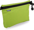 GOX Travel Toiletry Bag, Carry On Small Zipper Pouch, Cosmetic Kit Makeup, Digital Bag, Water Repellent Nylon (Green)