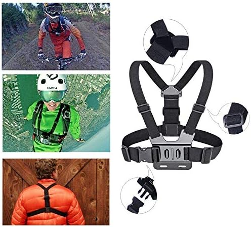 Navitech 18-in-1 Action Camera Accessories Combo Kit with EVA Case - Compatible with Campark Action Camera 4K Action Camera