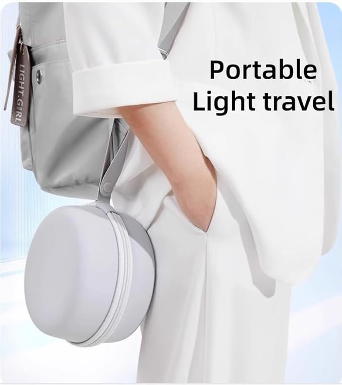 Travel Neck Pillow with Extra Large Hood Rollable Airplane Hooded Neck Pillow with Memory Foam Filling and Removable, Skin-Friendly Cover with Carrying Case & Pouch (Velvet)