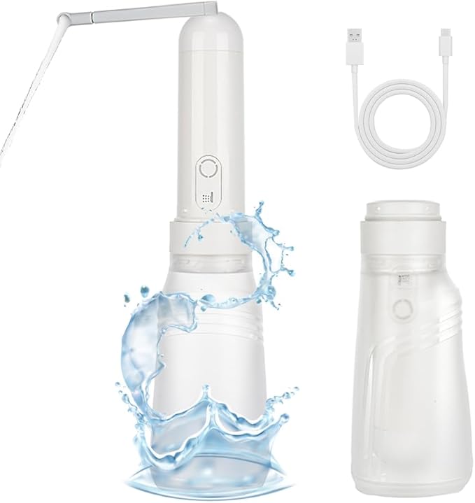 Portable Bidet for Travel, Rechargeable Electric Handheld Bidets with 2 Spray Modes - 400 ML Travel Bidet for Personal Hygiene Cleaning, Postnatal Care