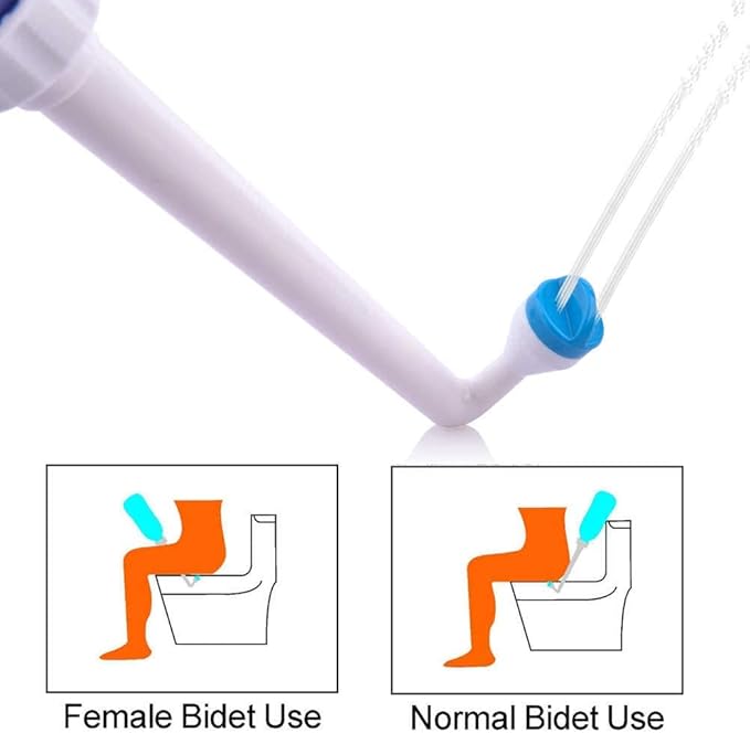 Go Portable Bidet Bottle – Travel Bidet for Gentle Cleansing, Angled Nozzle, Squeeze Bottle Spray, Compact & Leak-Resistant Personal Hygiene Wash (Portable Bidet | Gentle Wash)