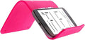 IFlex Cell Phone Stand and Tablet Stand for Air Travel, Work and Home- Flexible Phone Holder is The Perfect iPhone Stand and Holds Any Mobile Device- Non-Slip Grip, Strong and Durable- Neon Pink