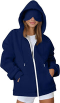 Travel Hoodie for Women Mens with Built In Eye Mask Hidden Pockets Airplane Travel Zip Up Outfits