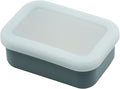 Silicone Travel Soap Case,Portable Soap Box with Draining Layer for Shower,Bathroom,Camping,Hiking,Gym (Gray)