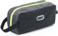 GOX Travel Small Toiletry Bag for Men Nylon Dopp Kit Medicine Bag Travel Organizer Pouch Shave Kits for Teens Toiletry Essentials Bathroom Compact (Black, 9.8 * 4.3 * 3.3 Inches)