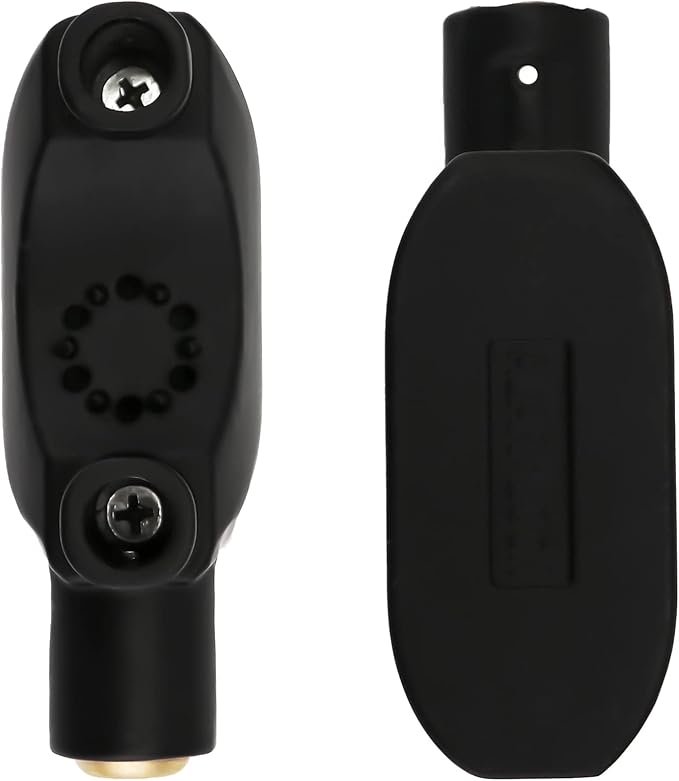 QWORK Alarm Lock, 110 Db Universal Security Alarm Lock System Burglar Door Motor Bike Padlock with 3 Keys (Black)