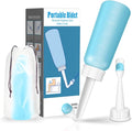 Peri Bottle - Postpartum and Perineal Care - 2 in 1 Portable Bidet - Portable Travel Bidet Sprayer for Women or Men- Handheld Jet Spray Bottle for Toilet (500ML, Green)