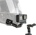 SUREWO Motorcycle Helmet Chin Mount Kits Compatible with GoPro Hero 13 12 11 10 9 8 7 6 5 Black,DJI Osmo Action 5 pro/4/3/2/AKASO/Campark/YI Action Camera,Insta360 Camera and More