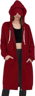 Travel Hoodie for Women Mens with Built In Eye Mask Hidden Pockets Airplane Travel Zip Up Outfits