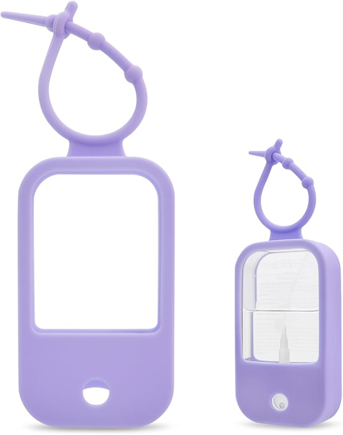 Silicone Case Compatible with Touchland Hand Sanitizer Spray (Fit for 1 FL OZ) Hand Sanitizer Holder Protective Case